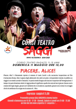 SAGGIO - Piacere, Alice!