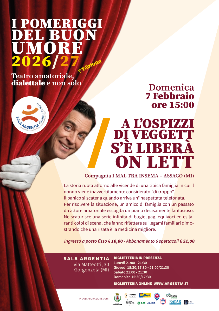 A L'OSPIZZI DI VEGGET S'E' LIBERA' ON LETT